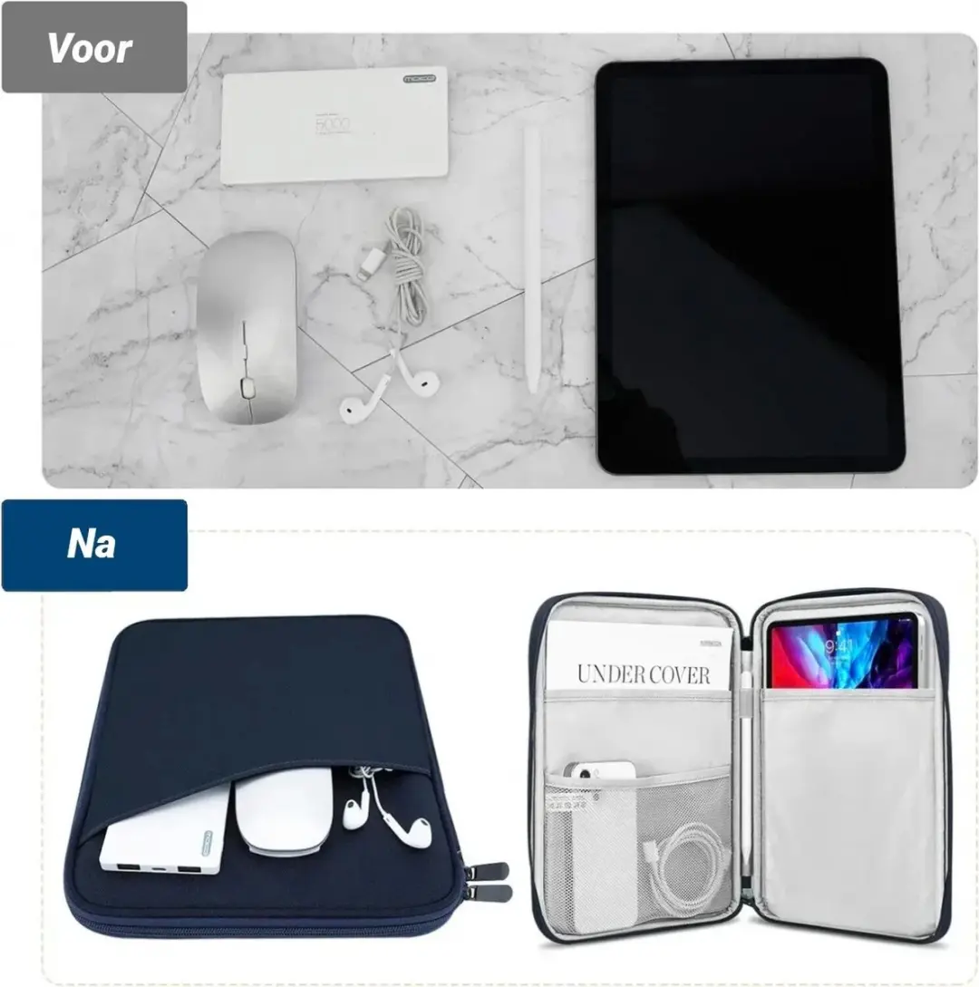 Selected Beschermhoes iPad/Tablet tot 12.9" - Blauw