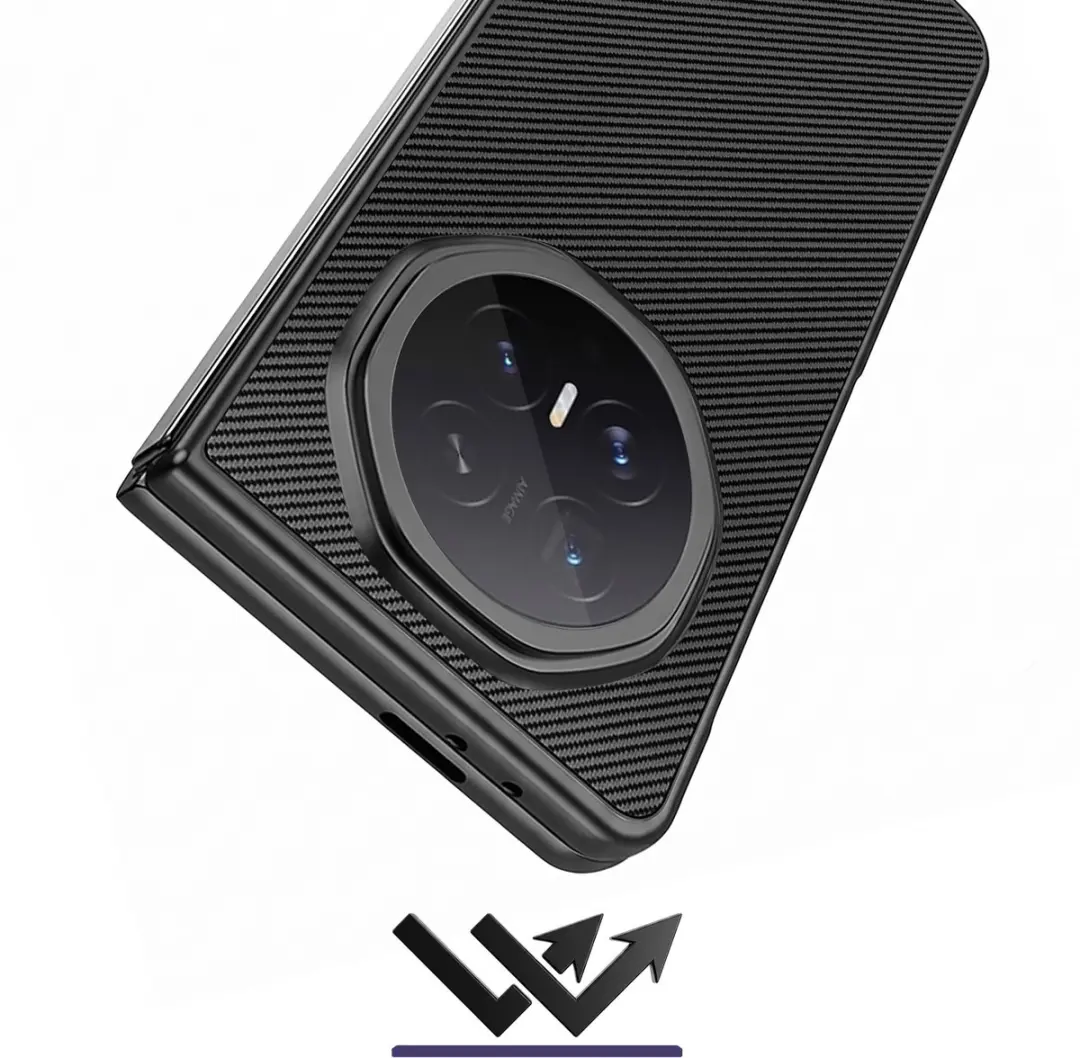 Imak Hoesje Honor Magic V6 BACK-IMK-MV6 - Zwart
