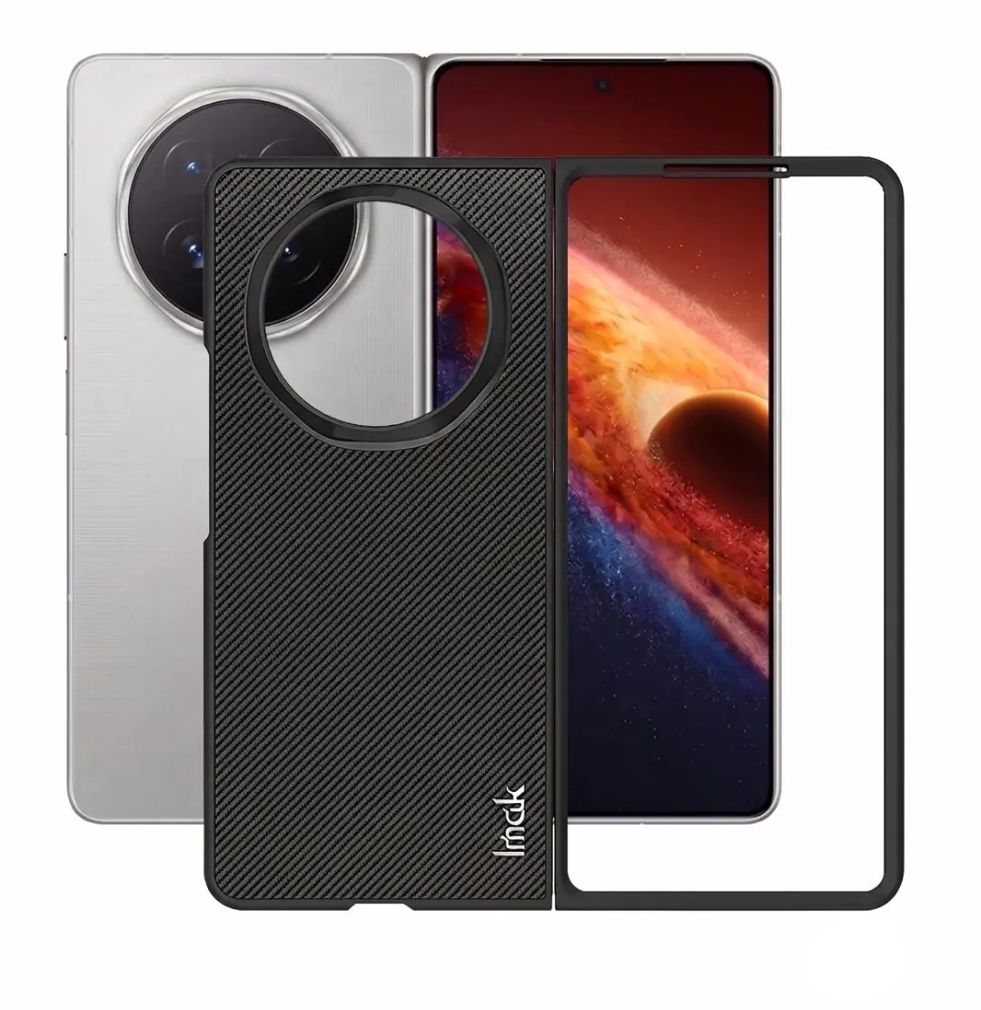 Imak Hoesje Honor Magic V6 BACK-IMK-MV6 - Zwart