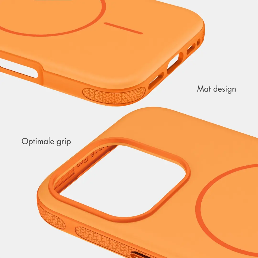 Imoshion Hoesje iPhone 16 Pro - Oranje MagSafe