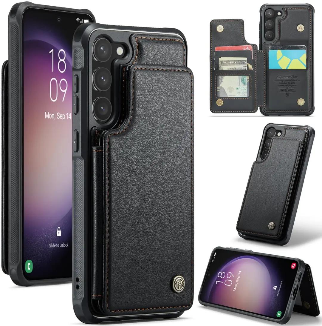Caseme S23 Wallet Back Cover Telefoonhoesje
