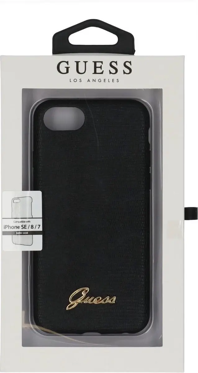 GUESS iPhone Backcase Lizard Zwart - S212-4 - afbeelding 6 van 6