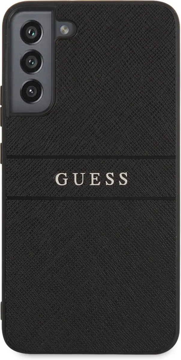 Guess Saffiano Backcase Samsung Galaxy S22 - Zwart