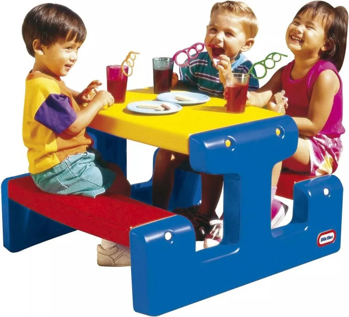 Little Tikes Junior Primary Picknicktafel Blauw 479500070