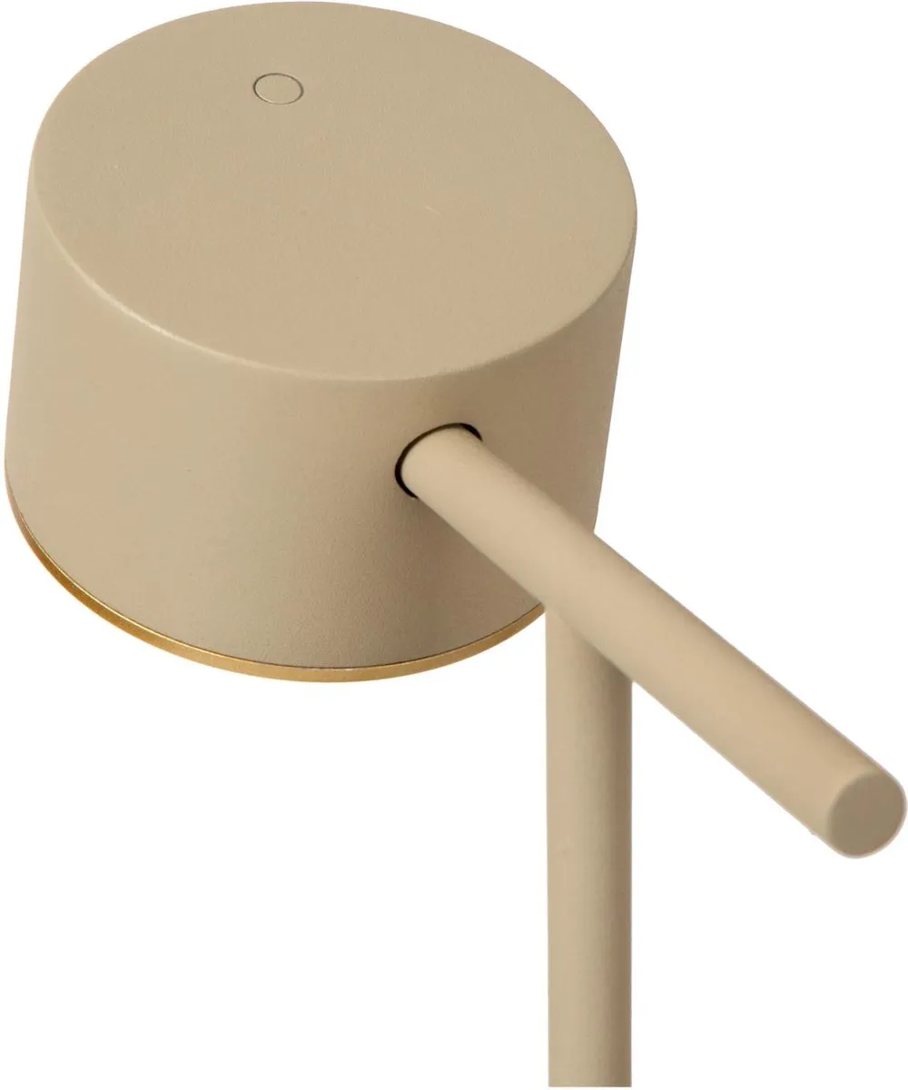 Lucide GIAN LED Tafellamp 9W 2700K - Taupe