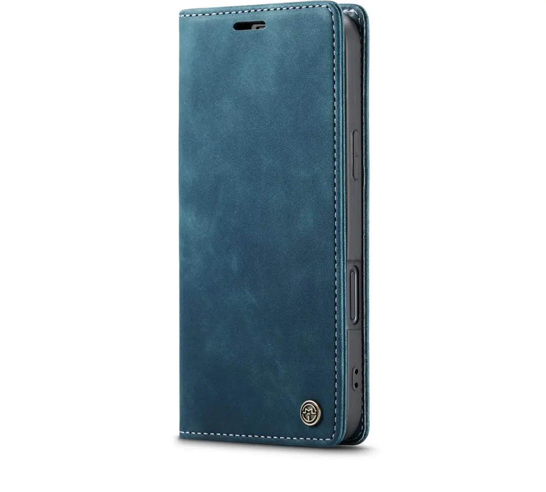 CaseMe iPhone 16 Pro Wallet Bookhoesje - Turquoise