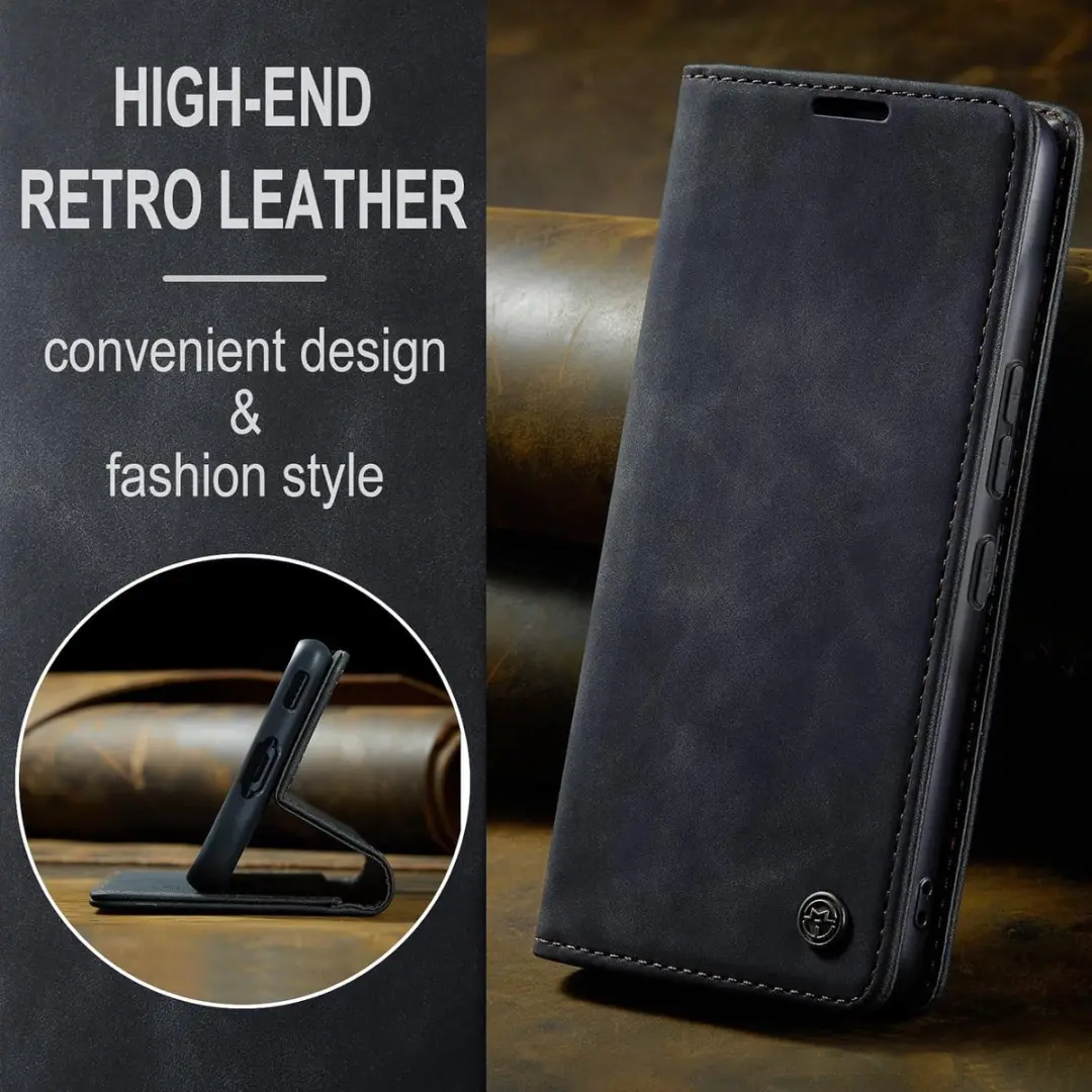 Caseme Wallet Book Case Samsung Galaxy S23 - Zwart
