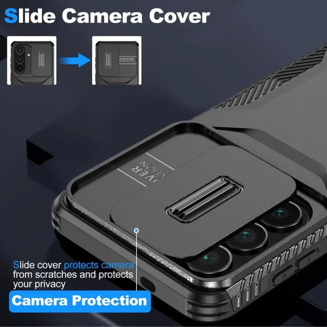 Selected Hoesje Samsung Galaxy S26 Back Cover Camera Slider - Zwart - afbeelding 6 van 6