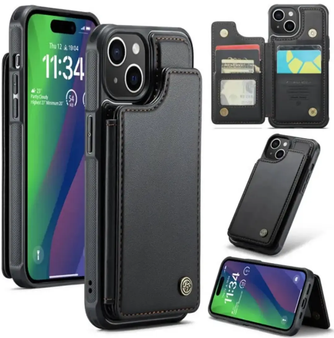CaseMe iPhone 15 Plus Wallet Back Cover