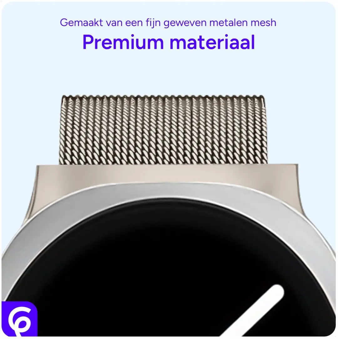 Selected SBG Milanees Bandje Samsung Galaxy Watch 8 - Sterrenlicht