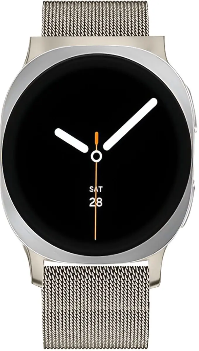 Selected SBG Milanees Bandje Samsung Galaxy Watch 8 - Sterrenlicht