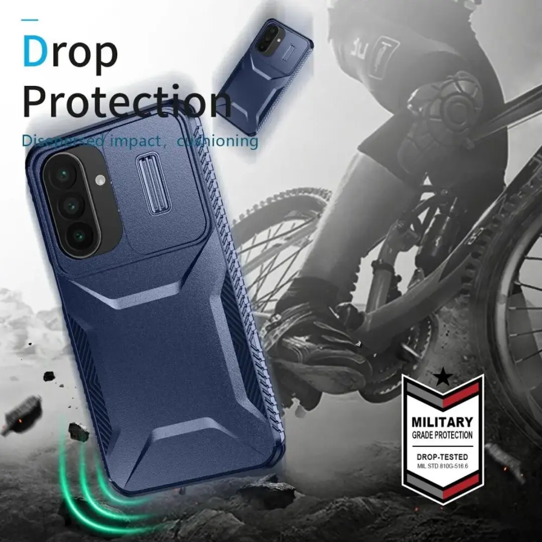 Selected Hoesje Samsung Galaxy A27 Back Cover Blauw