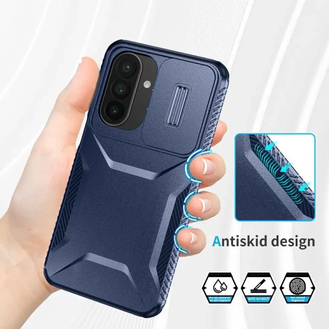 Selected Hoesje Samsung Galaxy A27 Back Cover Blauw