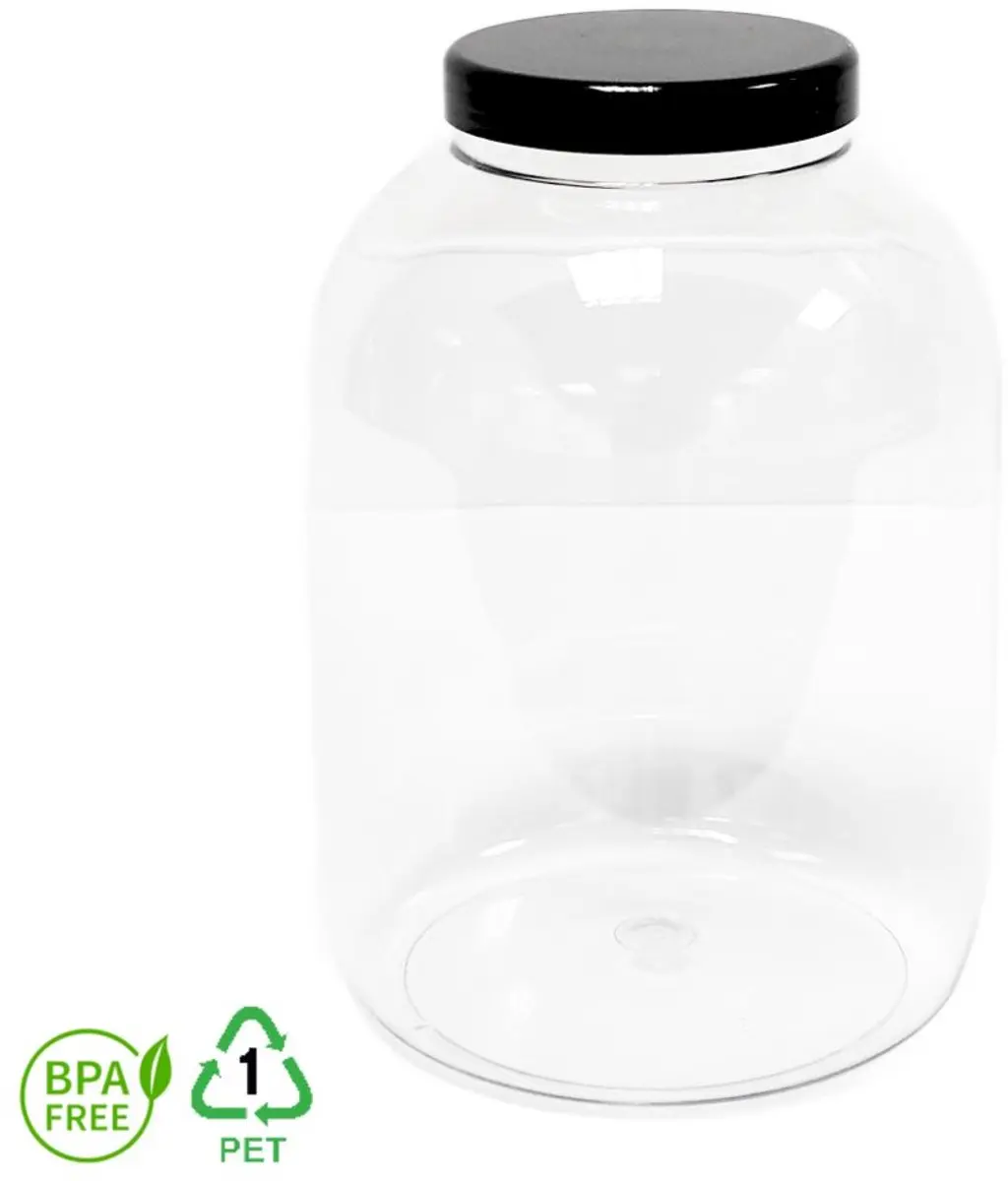 Alpha Packaging Ronde Pot 5000ml - 4 Stuks - PET - Voedselveilig