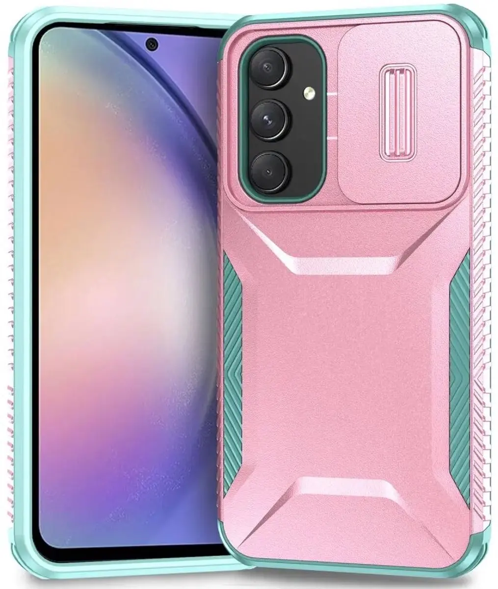 Selected Hoesje Samsung Galaxy A54 Back Cover Roze
