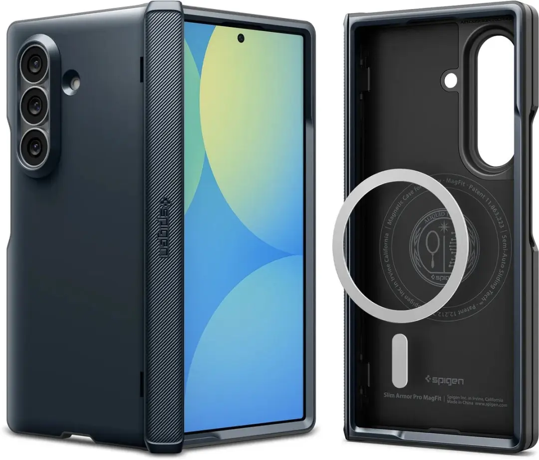 Spigen Slim Armor Pro MagFit ACS11509 Hoesje - Samsung Galaxy Z Fold8 Ultra - Grijs