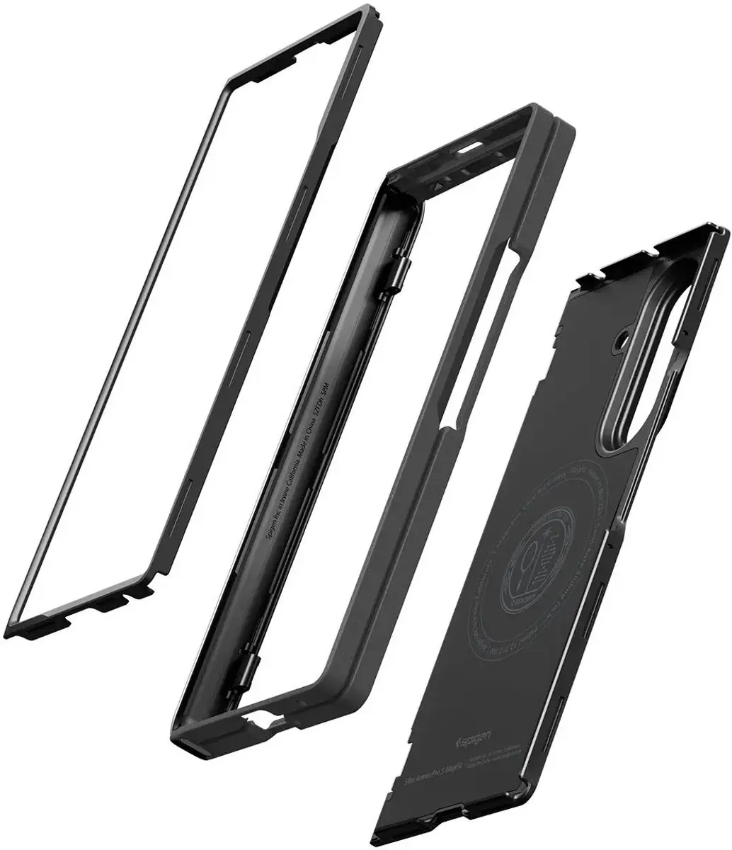 Spigen Slim Armor Pro S MagFit ACS11778 Hoesje - Zwart - afbeelding 6 van 6