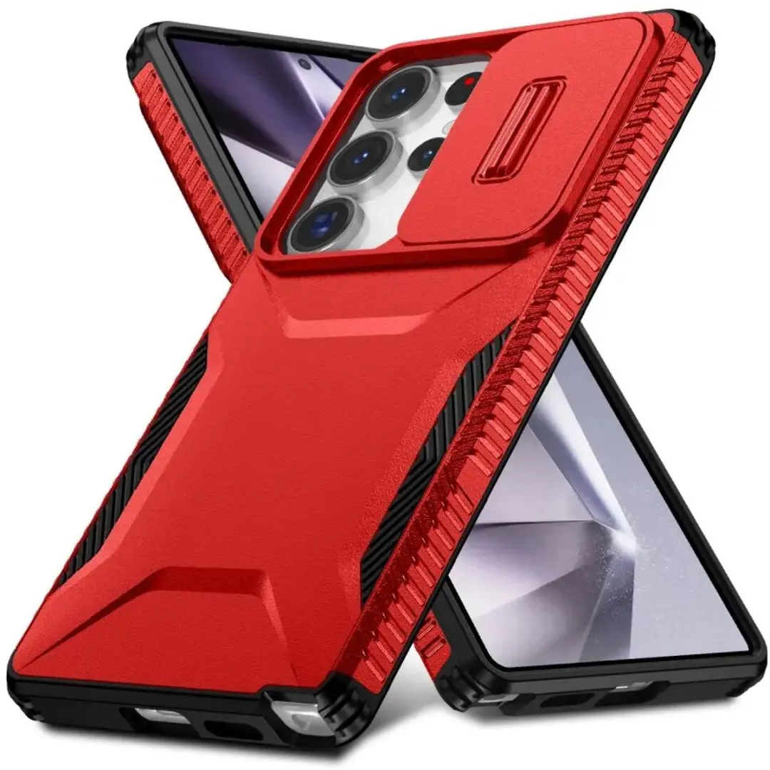 Selected Hoesje Samsung Galaxy S25 Ultra - Camera Slider Rood - afbeelding 6 van 6