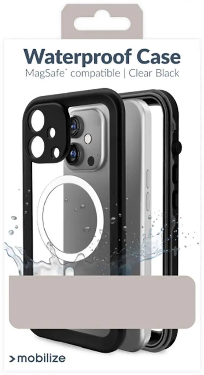 Mobilize MOB-WAT-iP15P-CLBL Hoesje iPhone 15 Pro - Transparant