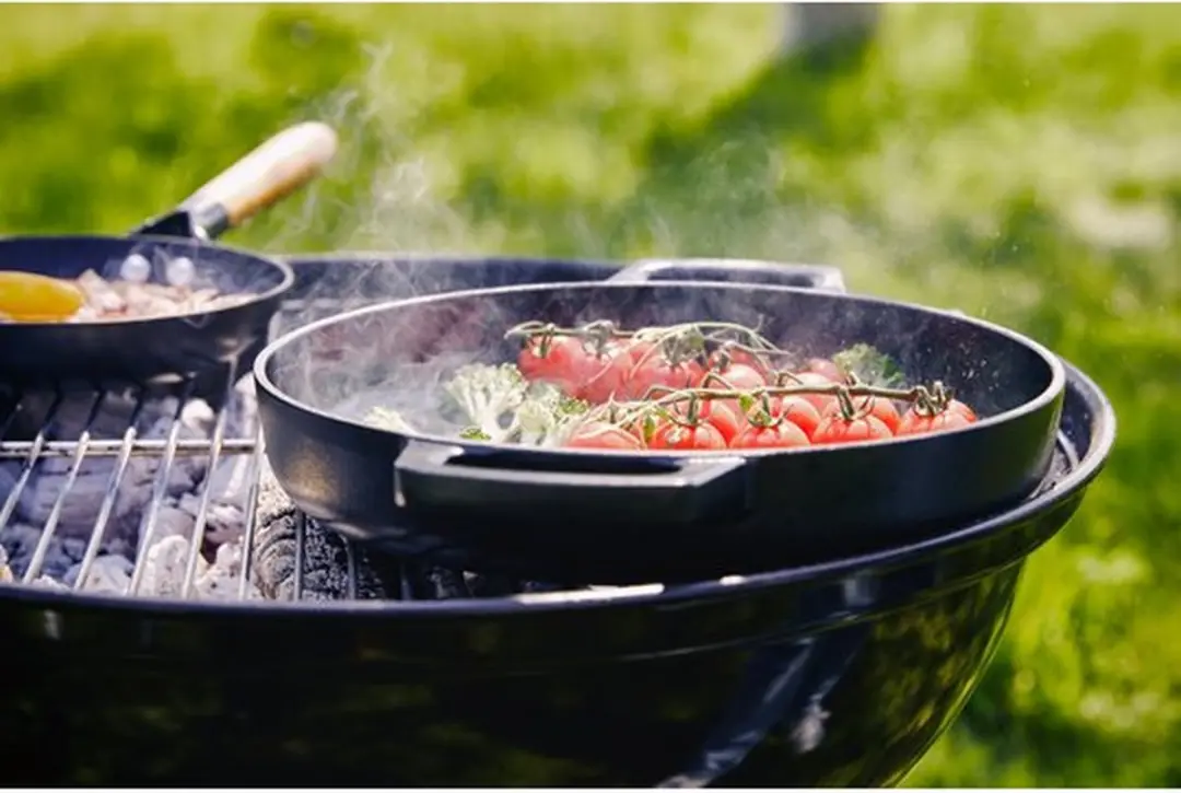 Alva Grillpan Nori Gietijzer 28cm - Zwart - afbeelding 6 van 6