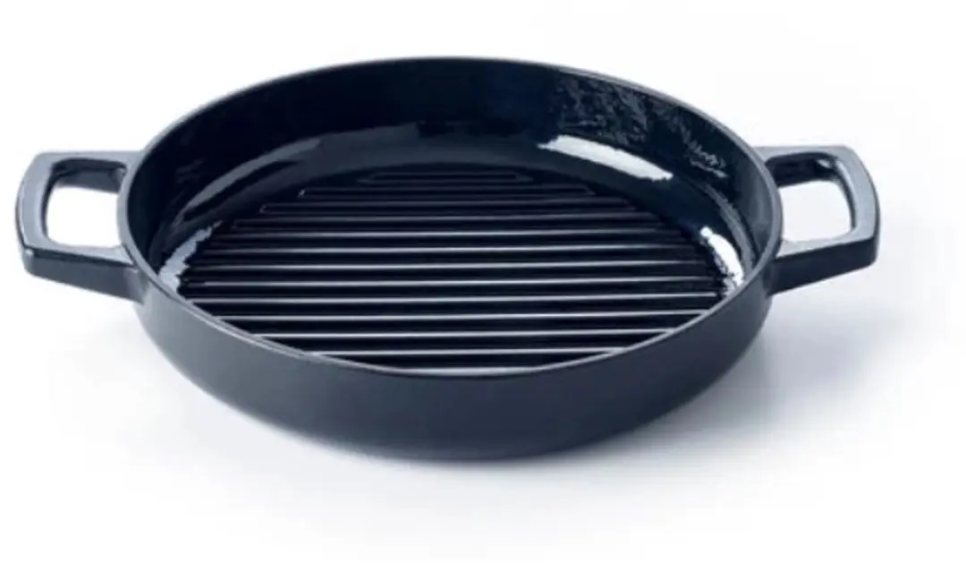 Alva Grillpan Nori Gietijzer 28cm - Zwart