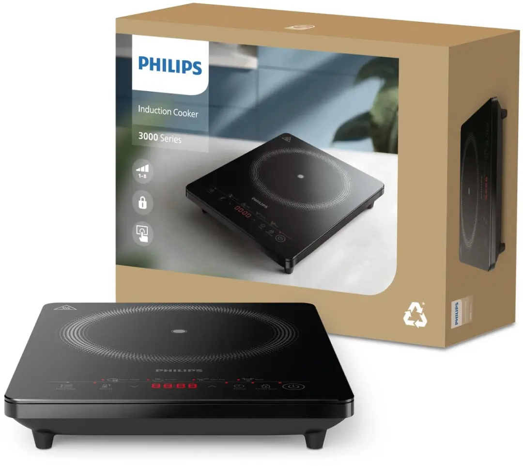 Philips 3000-serie HD5830/90 Inductiekookplaat 2000W - Zwart - afbeelding 5 van 5