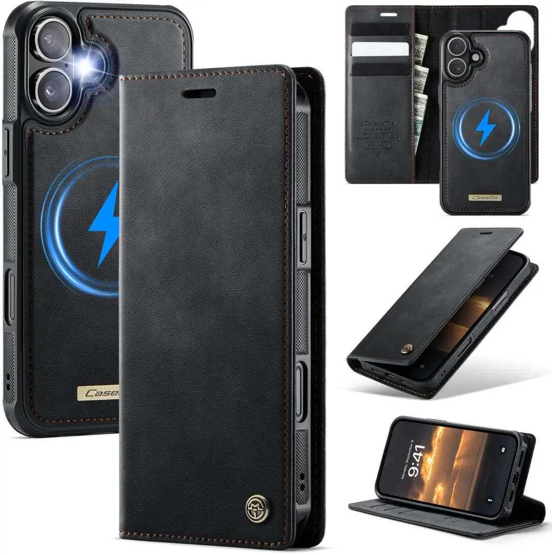 Caseme iPhone 16 Bookcase Hoesje
