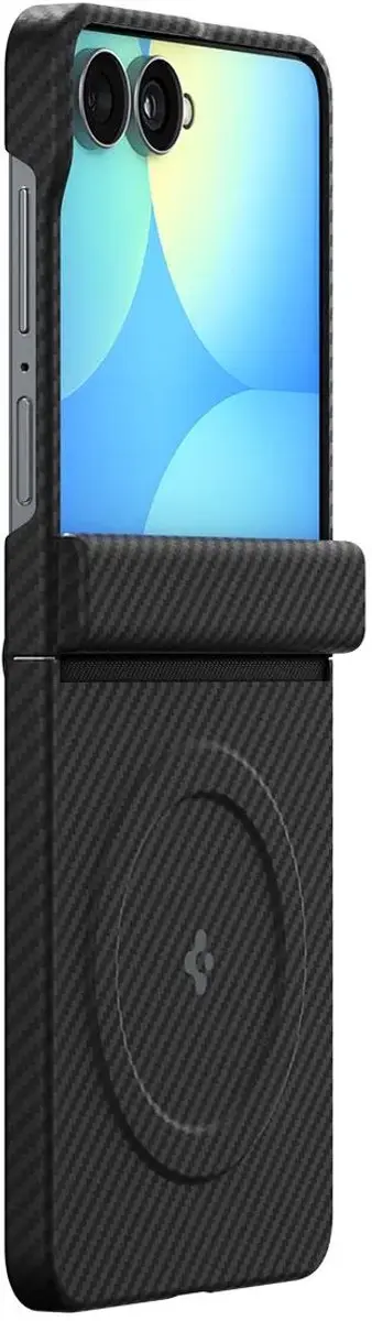 Spigen Air Skin Aramid ACS11513 Hoesje - Samsung Galaxy Z Flip8 - Zwart