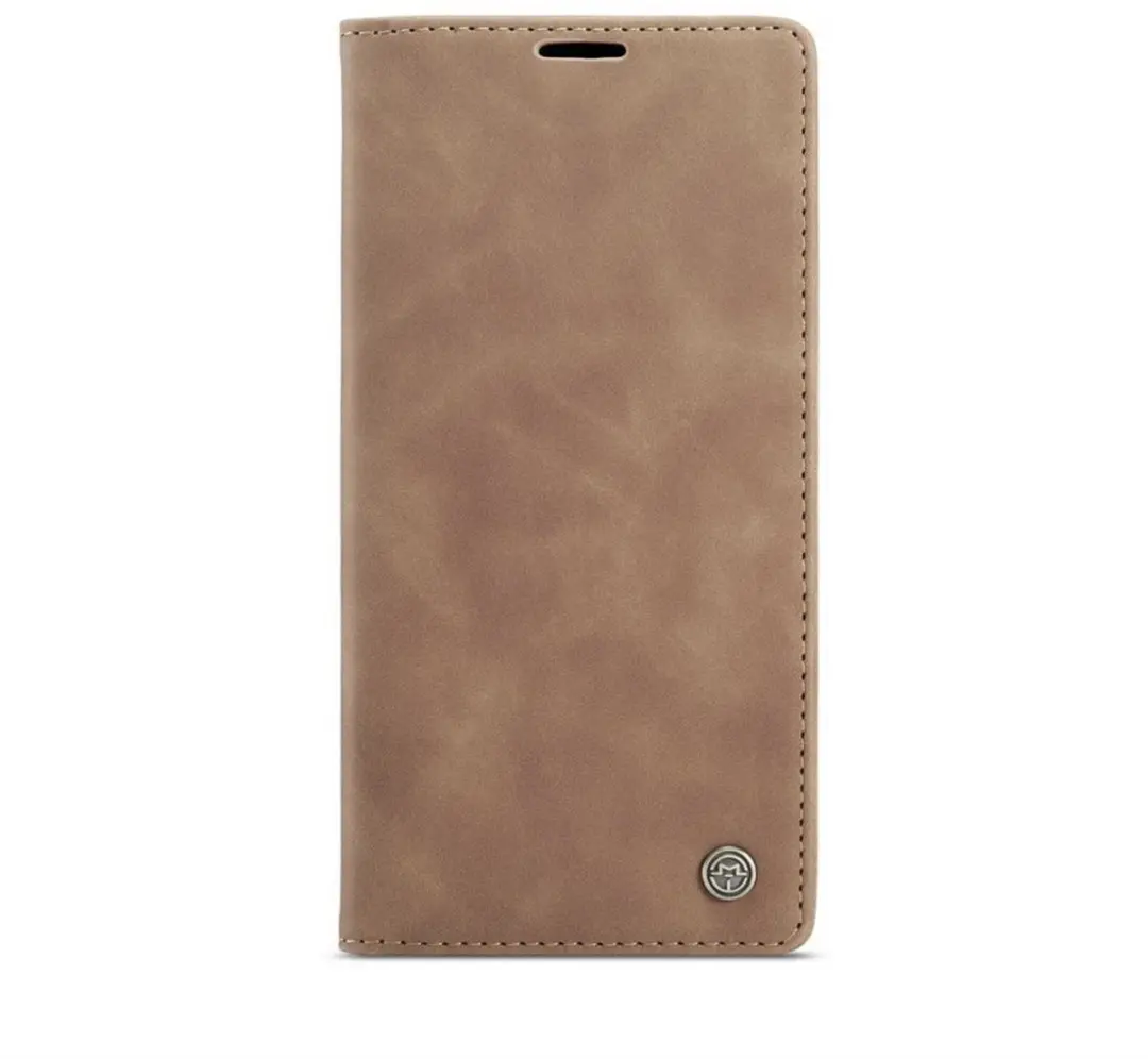 Caseme Wallet Book Hoesje iPhone 15 Pro Max - Cognac Bruin