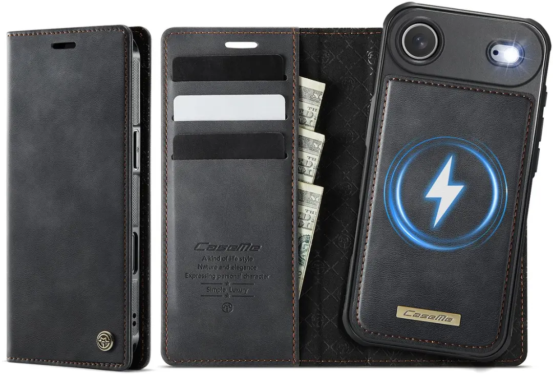 Caseme Telefoonhoesje iPhone Air - Magsafe 3 Pasjes - Zwart - afbeelding 6 van 6