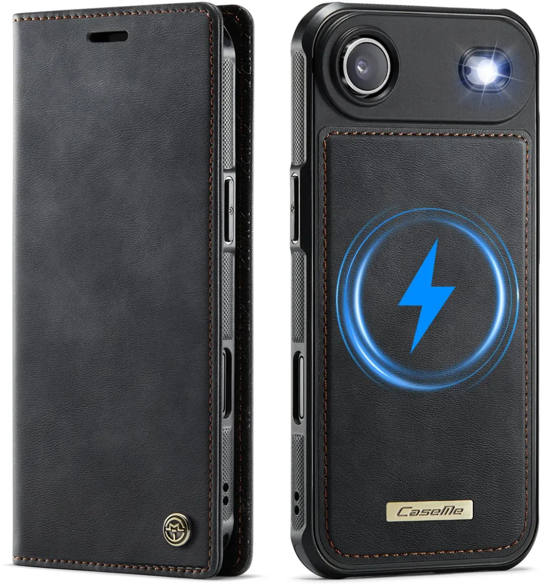 Caseme Telefoonhoesje iPhone Air - Magsafe 3 Pasjes - Zwart