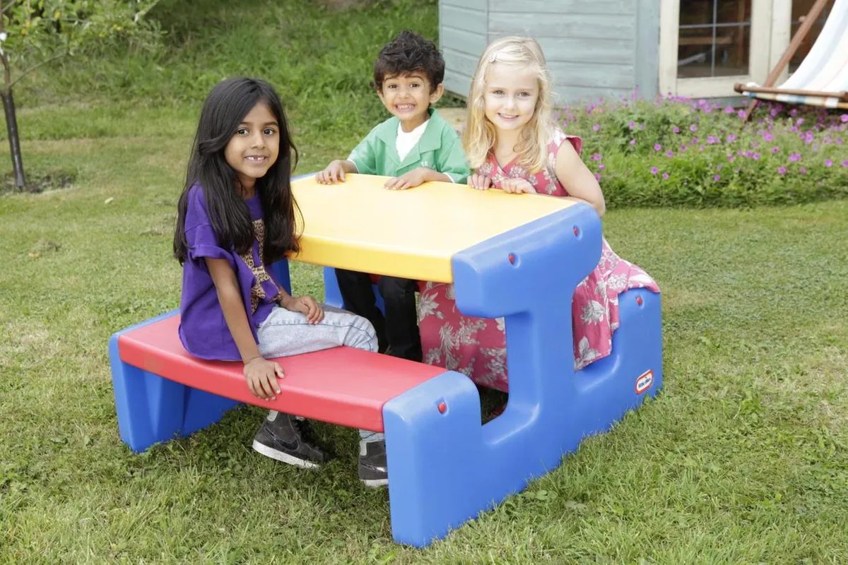 Little Tikes Primary Picknicktafel Blauw