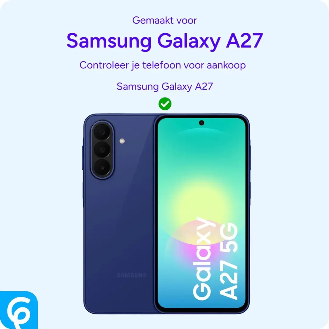 Selected Hoesje Samsung Galaxy A27 Camera Slider - Groen