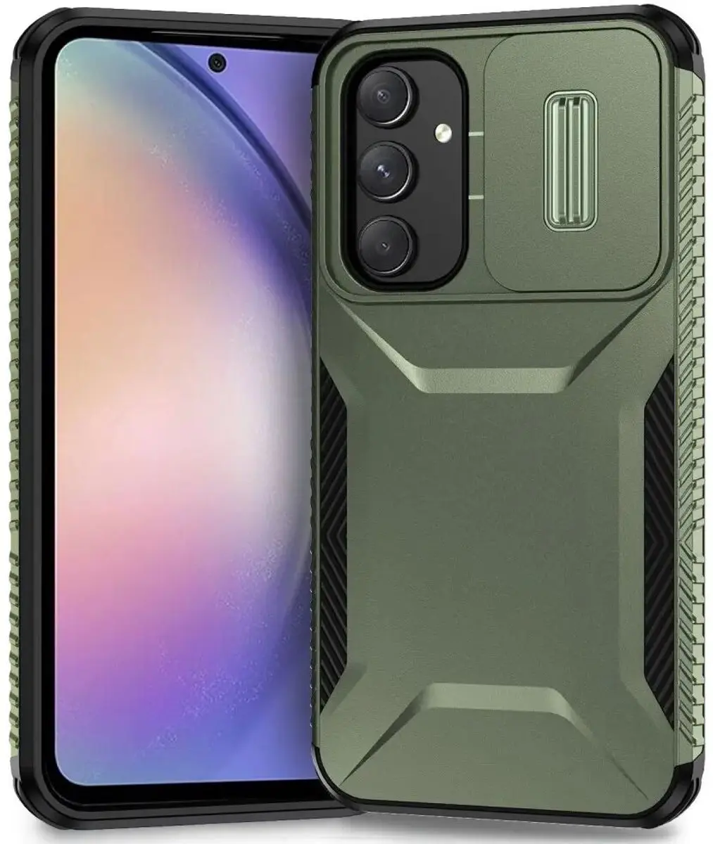 Selected Hoesje Samsung Galaxy A54 Back Cover Groen