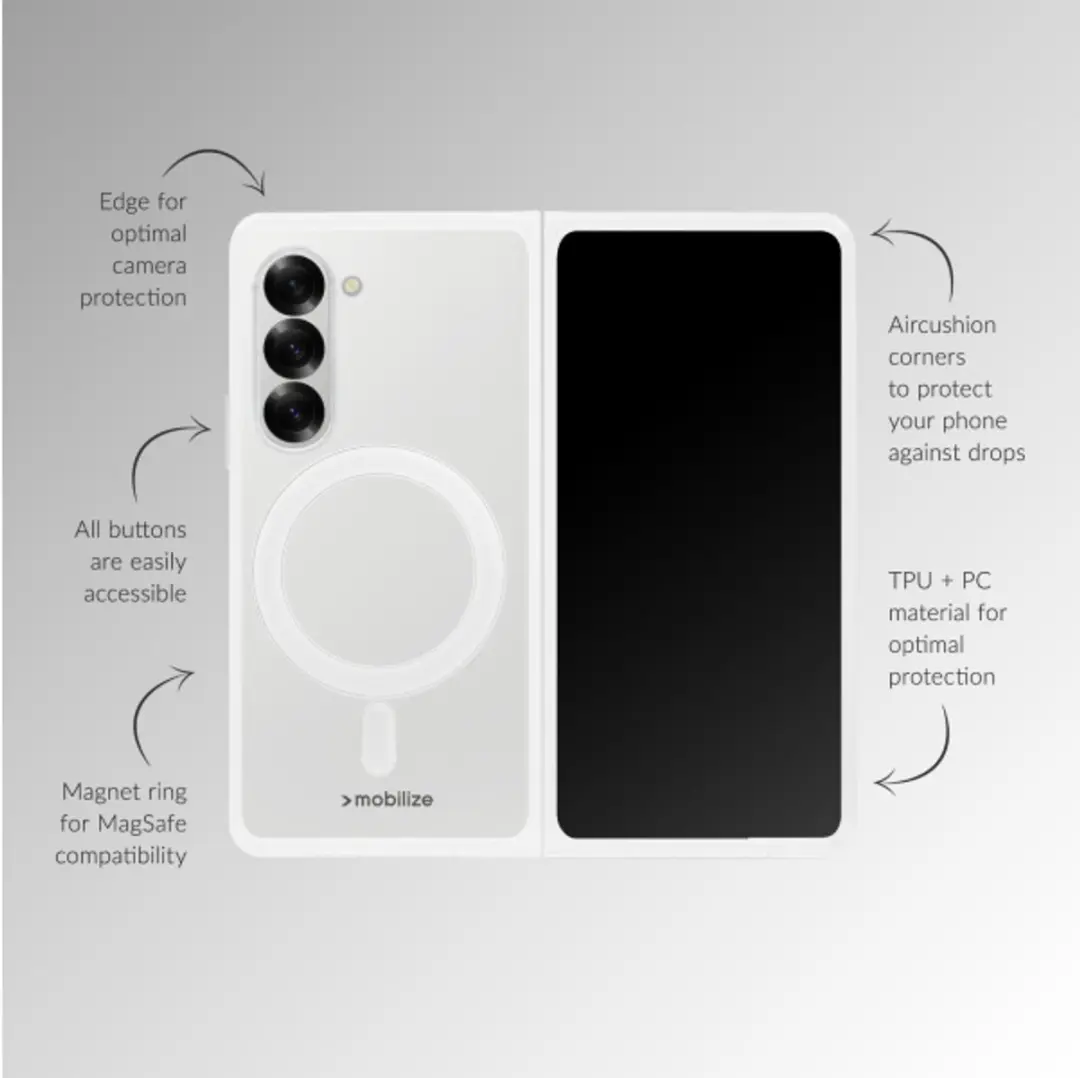 Mobilize MagSafe Naked Protection Case - Google Pixel 11 Pro Fold - Transparant