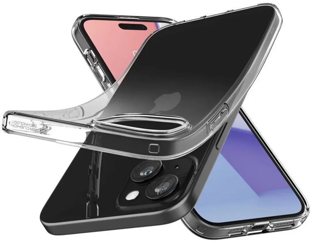 Spigen Crystal Flex Hoesje iPhone 15 - Transparant