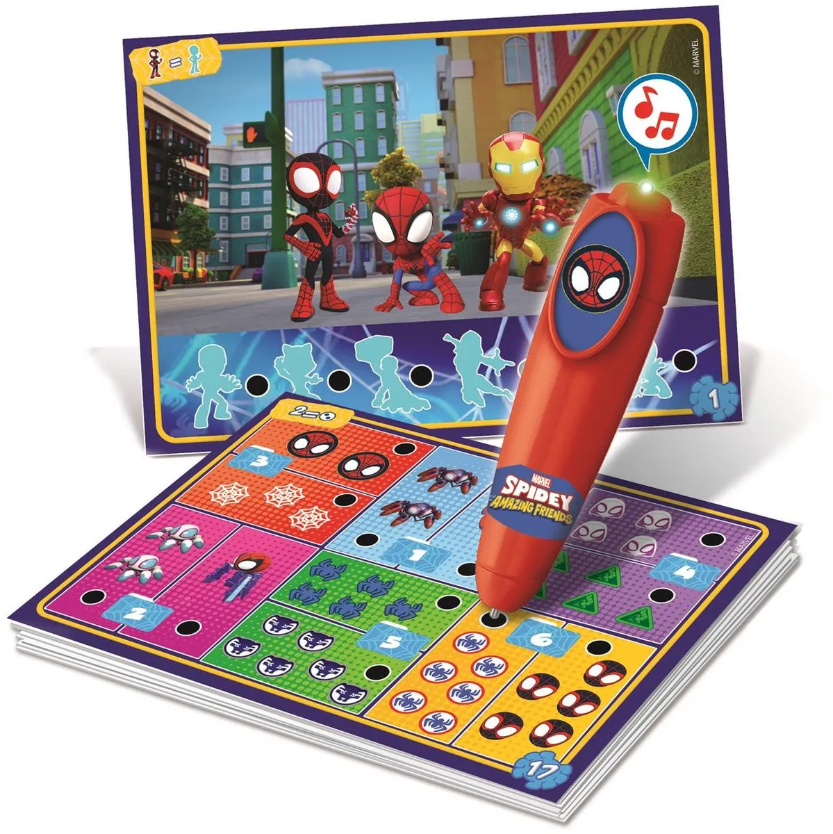 Clementoni Spidey Quizzy Educatief Spel - Interactieve Pen - 200+ Quizzen - Multikleuren