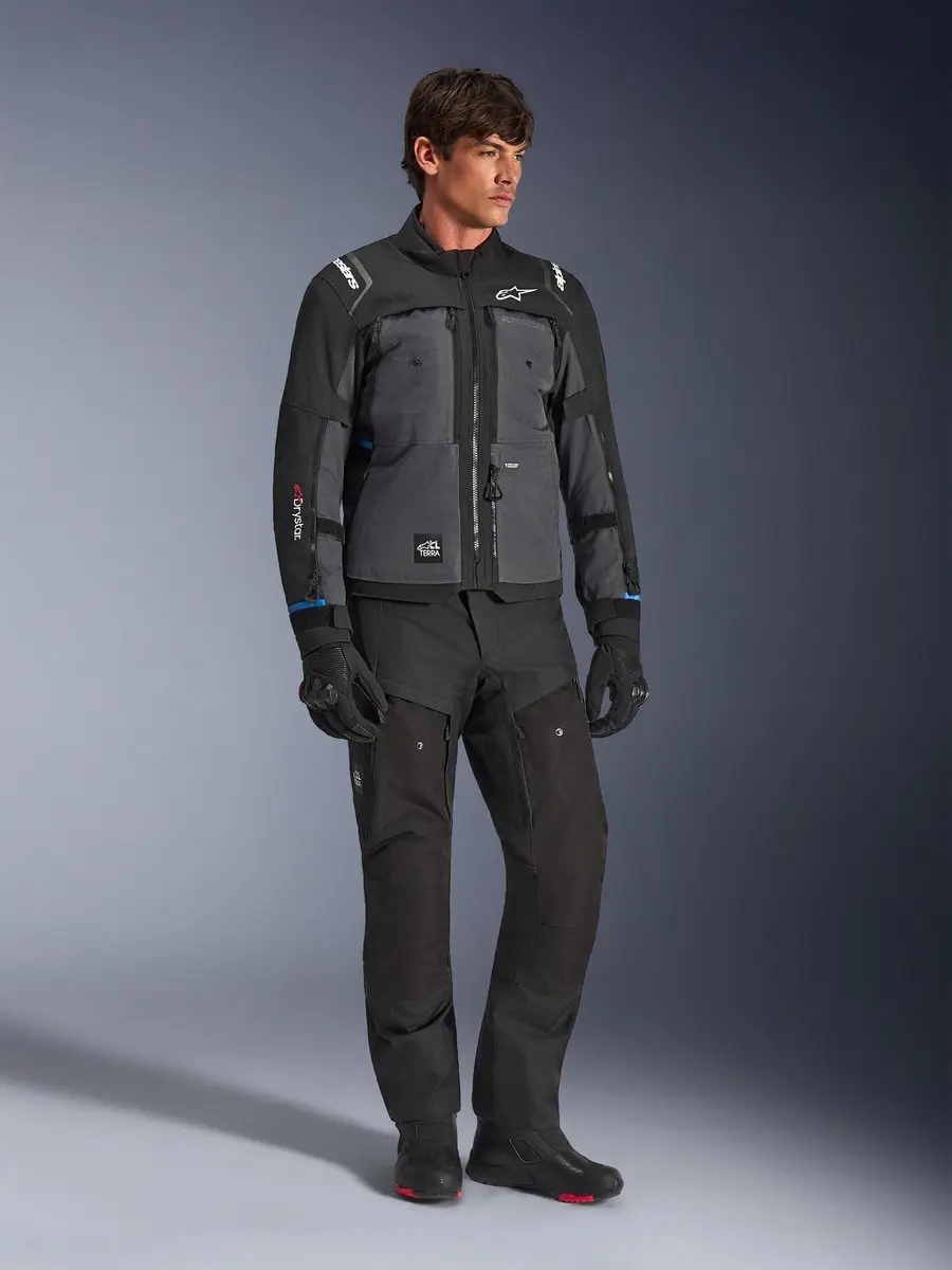 Alpinestars Cusco Drystar Motorjas - Maat L - Zwart/grijs