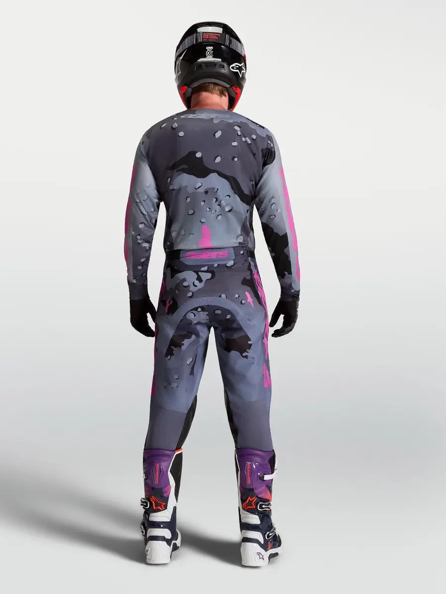 Alpinestars Racer Lone Motocrossbroek 32 - Grijs/Paars