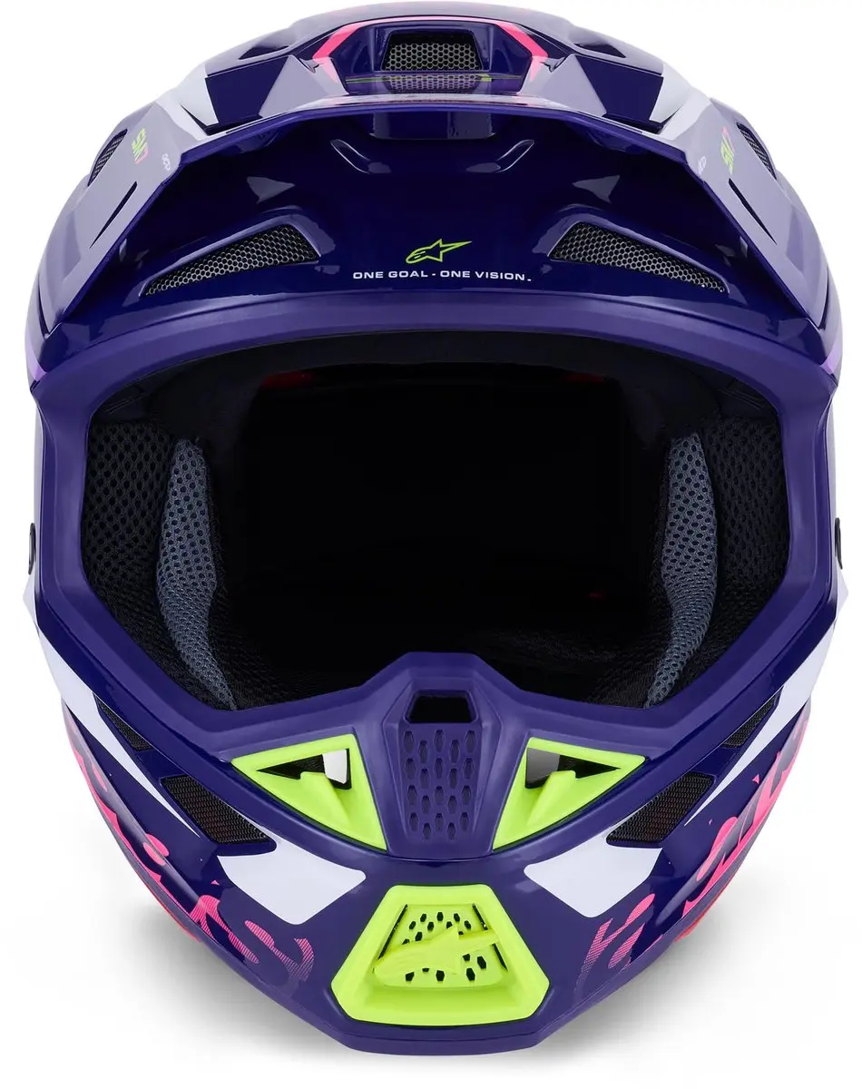 Alpinestars S-M7 Deed Crosshelm - M - Paars