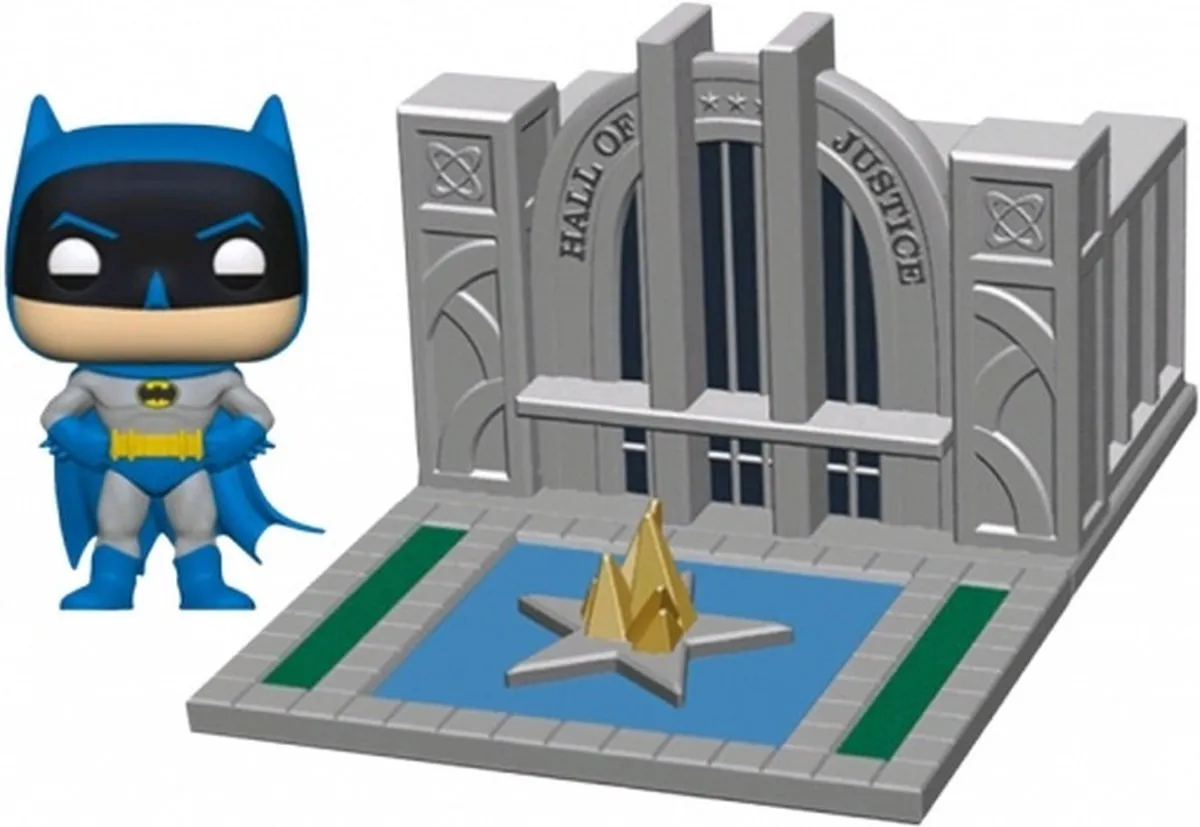 Funko Pop! Town Hall of Justice Batman Vinyl Figure FUN44469 - Multicolor