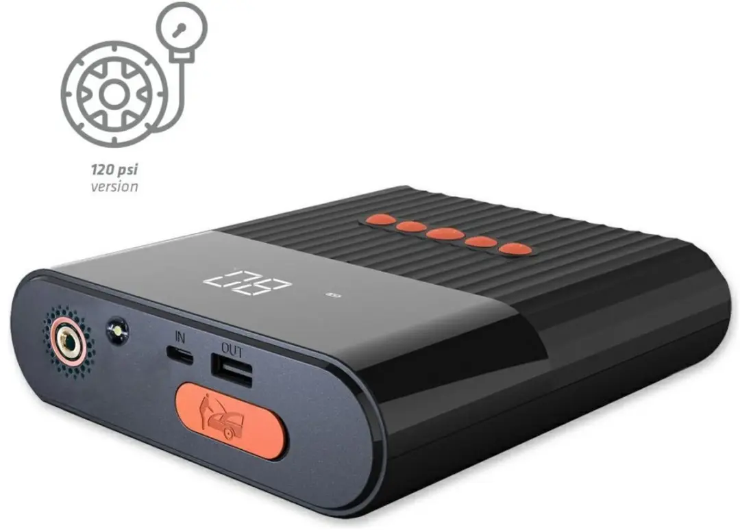 4Smarts Jump Starter Pitstop+ Powerbank 8800mAh - 3x Smartphone - 10W - Transparent
