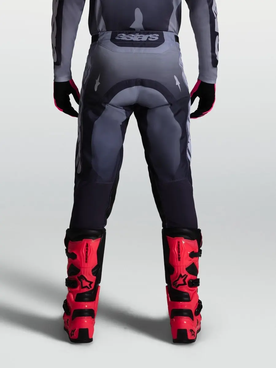 Alpinestars Racer Motocrossbroek Grijs/Paars - Maat 34