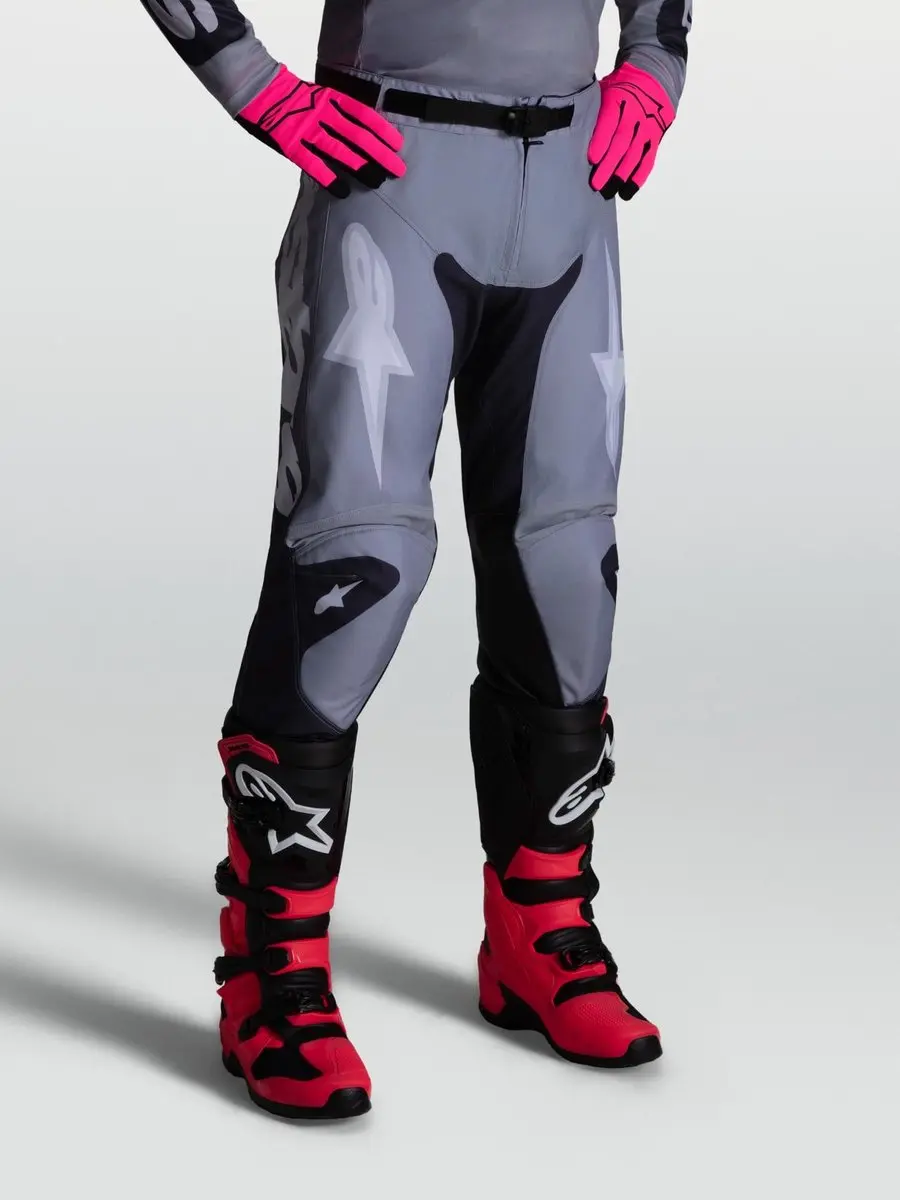 Alpinestars Racer Motocrossbroek Grijs/Paars - Maat 34 - afbeelding 6 van 6