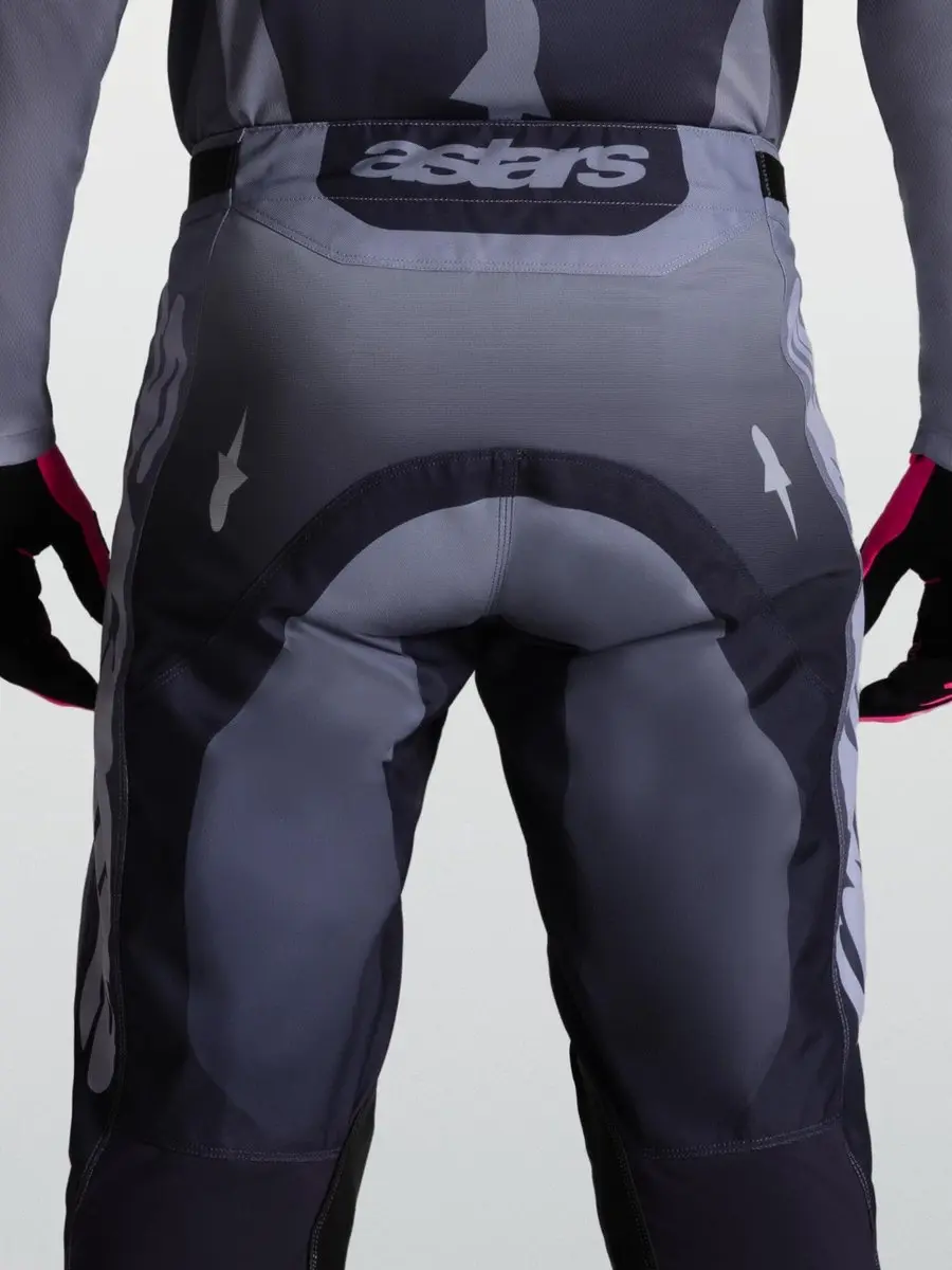 Alpinestars Racer Motocrossbroek Grijs/Paars - Maat 34