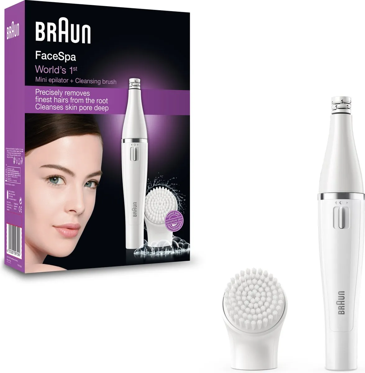 Braun Face SE810 Epilator - Gezicht - Wit