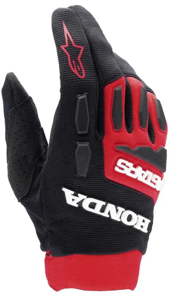 Alpinestars Honda Full Bore Handschoenen - M - Zwart/Rood