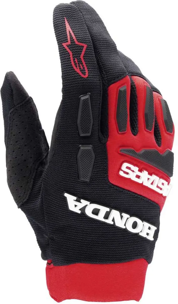 Alpinestars Honda Full Bore Handschoenen - M - Zwart/Rood