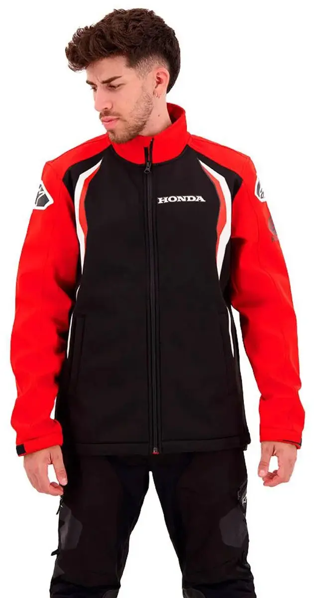 Alpinestars Honda Softshell Motorjas - XL - Rood/Zwart - afbeelding 6 van 6
