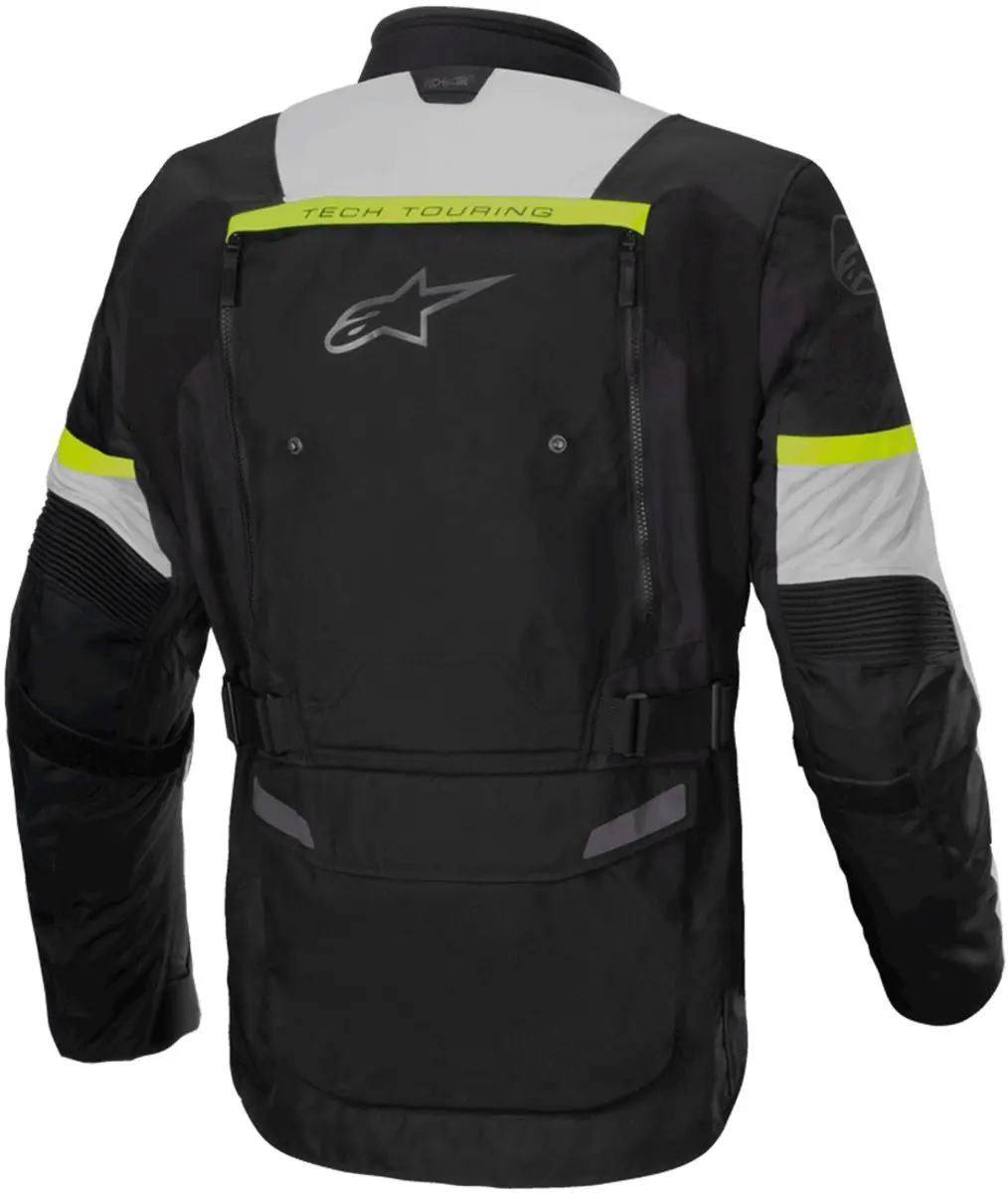 Alpinestars Bogotá Pro Drystar Jas - L - Zwart/Ice Grijs/Fluo Geel